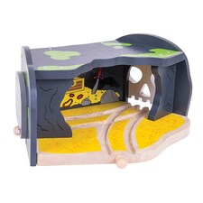 Bigjigs Rail Wooden Treasure Cave, Wooden Train Set Accessory thumbnail 2