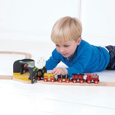 Bigjigs Rail Wooden Treasure Cave, Wooden Train Set Accessory thumbnail 4
