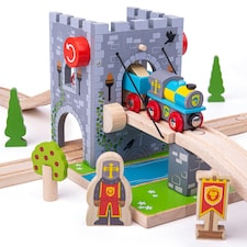 Bigjigs Rail Wooden Drawbridge, Wooden Train Set Accessory