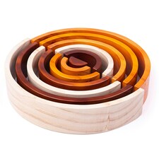 Natural Wooden Stacking Rainbow - Large thumbnail 3