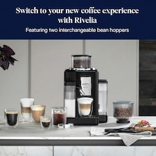 Delonghi Rivelia Bean to Cup Automatic Coffee Machine, Black thumbnail 3