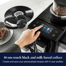 Delonghi Rivelia Bean to Cup Automatic Coffee Machine, Black thumbnail 7
