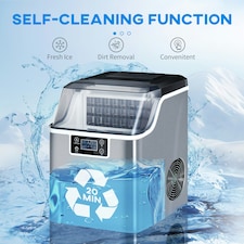 HOMCOM Ice Maker Machine Counter Top Ice Cube Maker for Home 20kg in 24 Hrs thumbnail 6