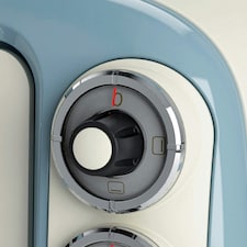 Ariete 97905 Vintage Mini Oven, 18 Litre, 1380 W, Blue thumbnail 8