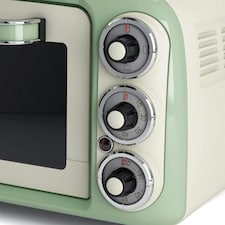 Ariete 97904 Vintage Mini Oven, 18 Litre, 1380 W, Green thumbnail 2