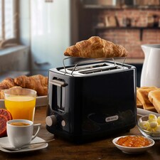 Ariete 2 Slice Toaster, Breakfast Line, 760 W, 7 Browning Levels, Cold Touch, Dark Grey thumbnail 5