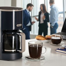 Ariete 1394 Breakfast Line Coffee Maker, Capacity 12 Cups, Water Level Window, Washable Filter and Holder, Drip Device, Dark Grey thumbnail 8