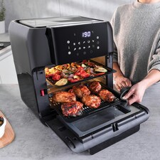 Statesman SKAO11015BK Digital 10-In-1 Air Fryer 11 Litre, 10 Pre Set Cooking Programmes, Black thumbnail 8