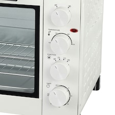 Igenix IG7161 Tabletop Mini Oven & Grill, 60 Minute Timer, White thumbnail 3