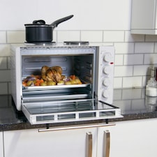Igenix IG7145 Tabletop Mini Oven & Grill , Separate Heating Controls , White thumbnail 8
