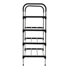 Living and Home 4-Tier Stackable Shoe Rack Organizer thumbnail 4