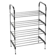 Living and Home 4-Tier Stackable Shoe Rack Organizer thumbnail 6