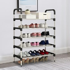 Living and Home 5-Tier Stackable Shoe Rack Organizer thumbnail 7