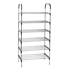 Living and Home 6-Tier Stackable Shoe Rack Organizer