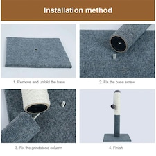 Living and Home Cat Scratching Post with Hanging Ball for Indoor Cats thumbnail 5