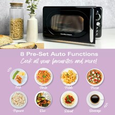 Hamilton Beach Ella Black Kettle, Toaster & Microwave Set thumbnail 6