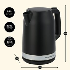 Hamilton Beach Ella Black Kettle, Toaster & Microwave Set thumbnail 7