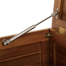 Charles Bentley FSC Acacia Outdoor Garden Storage Box - H36xW46xL110cm thumbnail 5