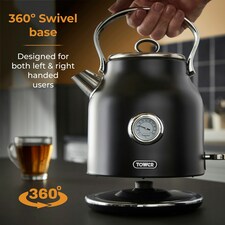 Tower T10063BLK Renaissance 1.7L 3Kw Kettle Black thumbnail 5