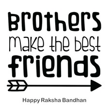 Brothers Make The Best Friends Rakhi Card thumbnail 2