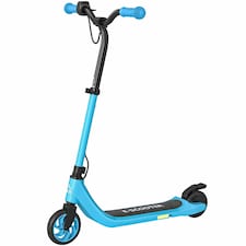 HOMCOM 120W Electric Scooter w/ Rear Break - Blue