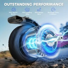 HOMCOM 120W Electric Scooter w/ Rear Break - Pink thumbnail 5