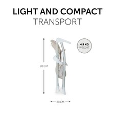 Hauck Sit N Fold Highchair - Beige thumbnail 4