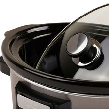 Charles Bentley 6.5L Slow Cooker Black Removable Ceramic Bowl 315W thumbnail 10