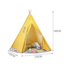 Living and Home Children Indian Tent Teepee Kids Indoor Play House thumbnail 2