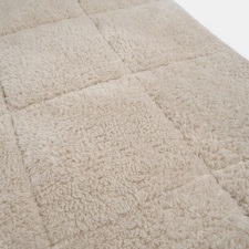 OHS Teddy Fleece Weighted Blanket 8kg, 150x200cm - Natural thumbnail 5