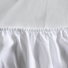 OHS Terry Waterproof Bed Sheet Topper Mattress Protector Cover, Single - White thumbnail 3