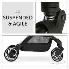Hauck Travel N Care Stroller - Black thumbnail 4