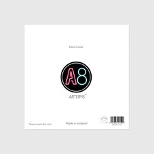 Deer And Winter Trees Vintage Style Christmas Card thumbnail 3