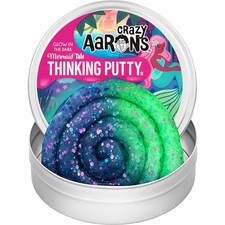Crazy Aaron's Thinking Putty Glow in the Dark Mermaid Tale thumbnail 2