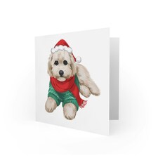 Cockapoo Cavapoo Bichon Dog Lover Christmas Card thumbnail 2