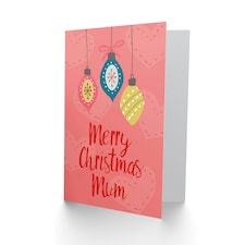Baubles Love Hearts For Mum Christmas Card thumbnail 2