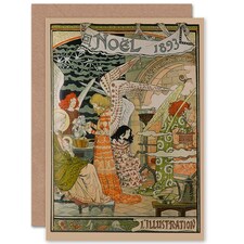 Grasset Nouveau Celebration Christmas Card