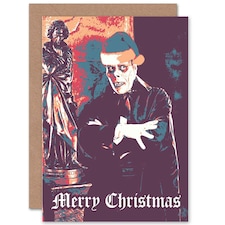 Xmas Chaney Phantom Opera Horror Fun Christmas Card