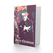 Xmas Chaney Phantom Opera Horror Fun Christmas Card thumbnail 2