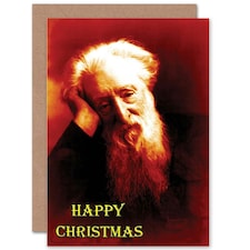 Alternative Xmas Sad Old Man Funny Christmas Card