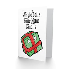 Merry Xmas Jingle Smells Fun Mum Christmas Card thumbnail 2