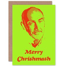 Xmas Sean Connery Funny Christmas Card