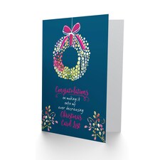 On My Decreasing List Congratulations Funny Christmas Card thumbnail 2