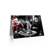 Xmas Karloff Frankenstein Monster Fun Christmas Card thumbnail 2