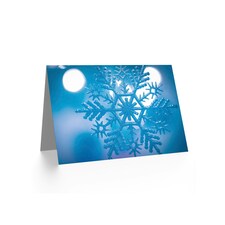 Xmas Frosty Snowflake Cold Christmas Card thumbnail 2
