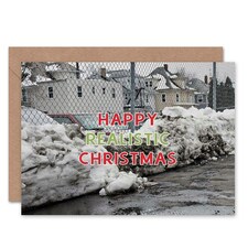 Alternative Xmas Dull Realistic Winter Funny Christmas Card