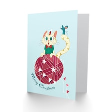 Cute Illustration Mouse Christmas Card thumbnail 2