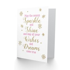 Season Sparkle Shine Christmas Card thumbnail 2