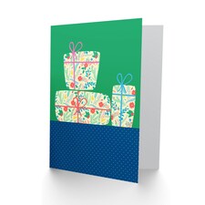 Bright Floral Collage Gifts Christmas Card thumbnail 2