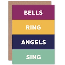 Bells Ring Angels Sing Christmas Card